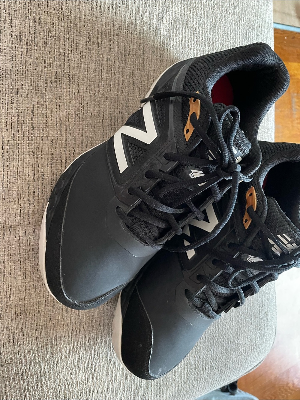 Men's Black Athletic Sneakers - Performance Comfort